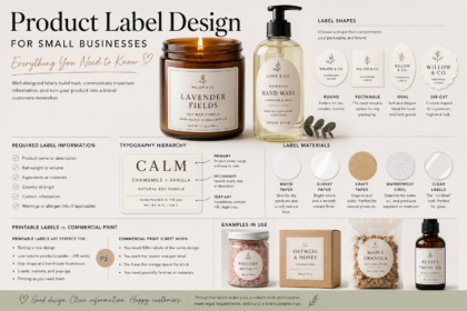 Product Label Design for Small Businesses: Everything You Need to Know